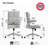 Mid-Back Ergonomic Office Chair,Cloud-Like PU Leather Executive Office Chair,  With Ergonomic Back Support, 360°Swivel Free,Flip-Up Armrests & Height Adjustment,With Silent Rolling Swivel PU Wheel For Home Office-1515378747-1515378748
