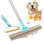 Xtra Dual-Sided Carpet Rake & Max Dog Hair Scraper Pet Hair Remover Bundle