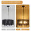 Lauri 6-light Handwoven Rattan Boho Farmhouse Chandelier-199796578