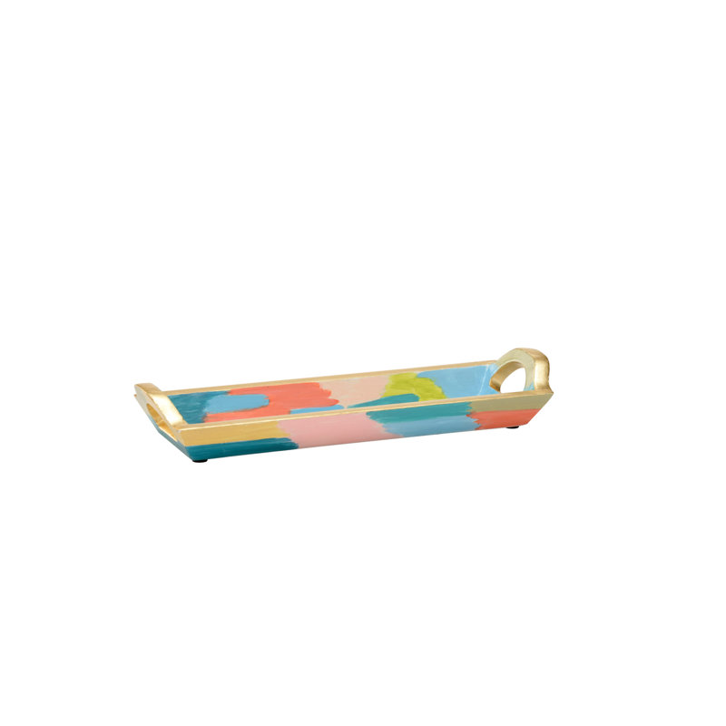 Plateau de table basse Rosie, H 2,3 po x l 4,8 po x L 14,5 po