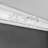 7-1/4 in x 7-1/4 in x 78-3/4 in Primed White High Density Polyurethane Crown Moulding