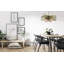 Lustre transitionnel à feuille d'argent 6 lumières-32246089