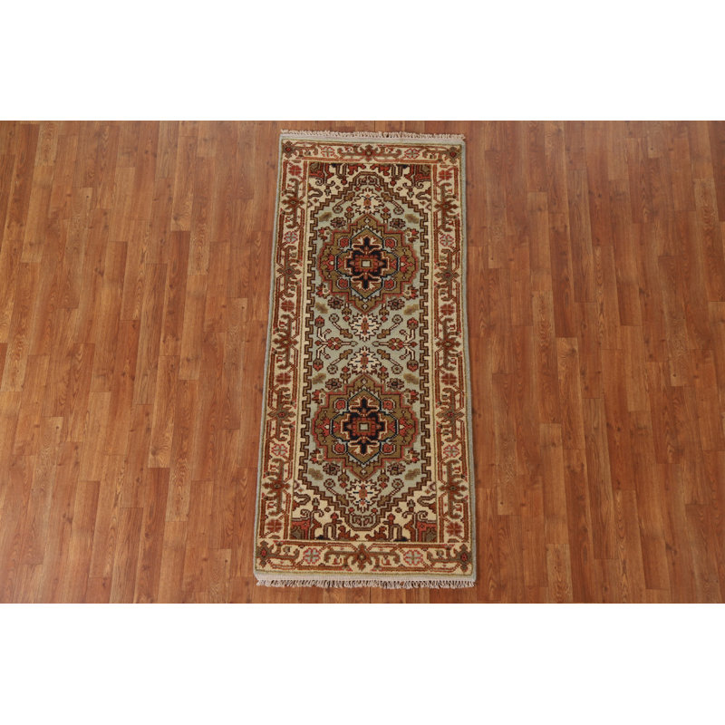 One-of-a-Kind Runner 2'7" X 8' New Age Runner Wool Area Rug in