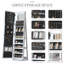 Chrisney Jewellery Armoire with Mirror-702962969