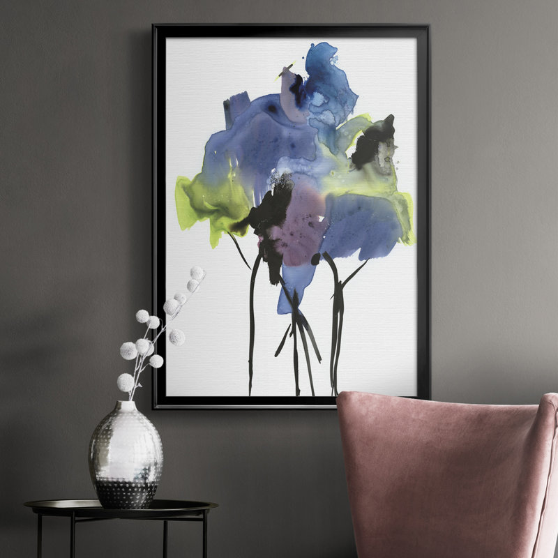 Nature's Bouquet I - Toile avec cadre de qualité supérieure - Prêt à être accroché, Toile encadrée noire, Non