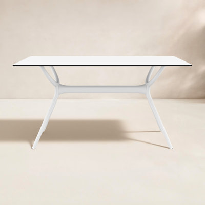 Farrah Synthetic Laminate Outdoor Dining Table