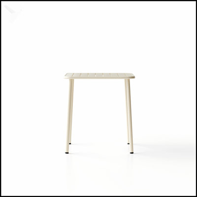 Table d'extérieur carrée et imperméable Sera pour cour et balcon