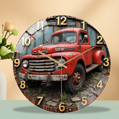 Horloge murale rétro 12 po
