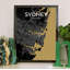 Sydney City Map - No Frame Print-195145686