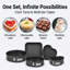 6pcs Springform Cake Pan Set Leakproof Nonstick 