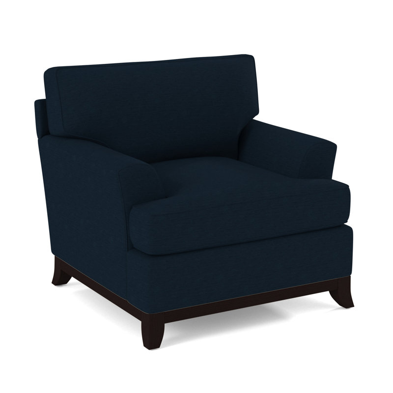 Oaks Way Armchair, Blue Geometric; 0425-63, Java