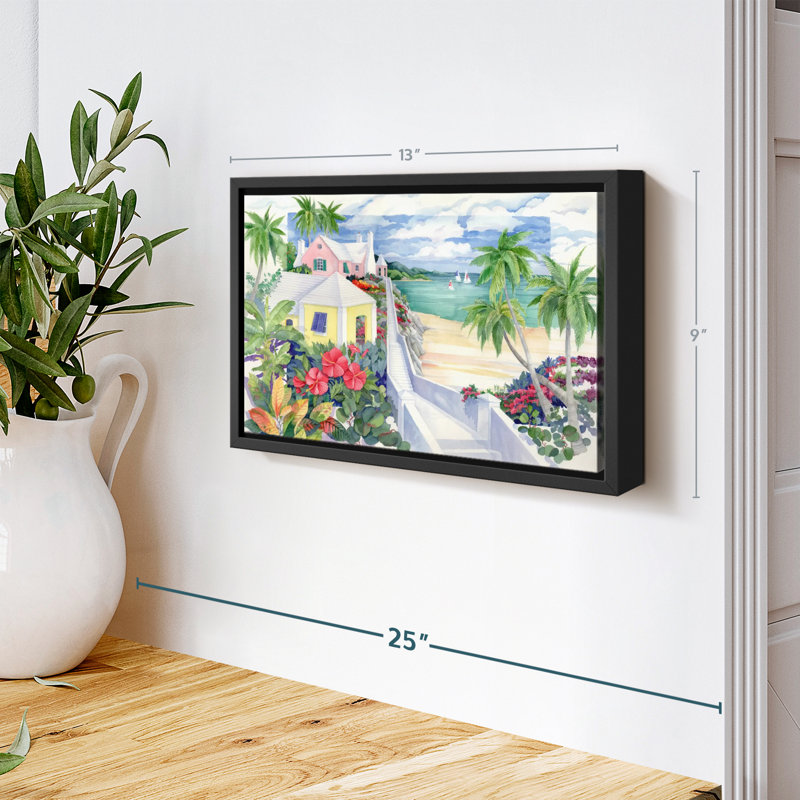Island Cliff, reproduction sur toile, H 9 po x l 13 po