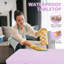 Table pliante portative mauve pâle de 4 pi avec poids maximum 135 kg pour l'intérieur et l'extérieur-672024602