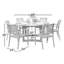 Fleur 6-Person Round Dining Set