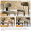 Chaise d'appoint rembourrée avec structure en métal-1389539957