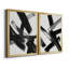 Black Magic I - ensemble de 2 peintures sur toile encadrées-724949169-724949173