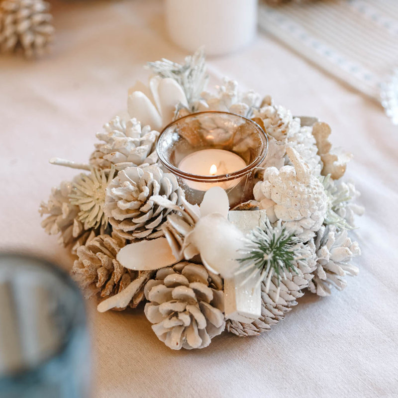 2 Piece Tabletop Tealight Holder Set