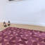 Tapis rose à motif géométrique Horizon-69722427