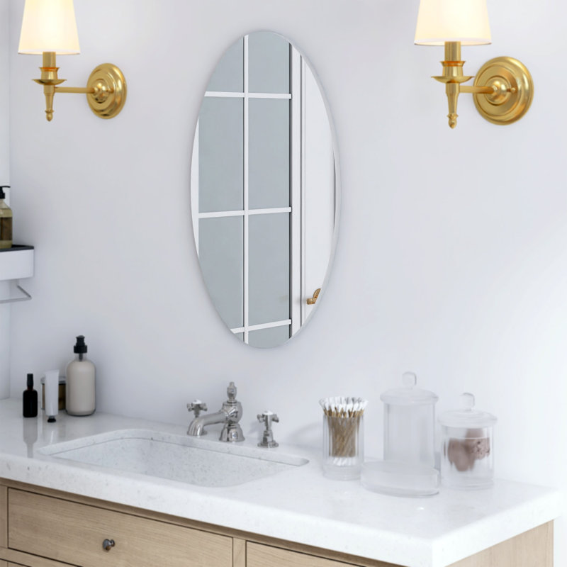 Miroir d'appoint sans cadre Aayanna, 1
