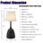 14''  Retro Antique Brass Cordless Rechargeable Led Table Lamp Usb Touch Dimming Nightstand Light  With Fabric Shade For Bedrooms Dorms Living Room Foyer-120704565