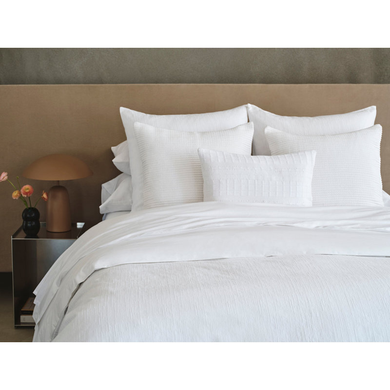 Toro Canyon Duvet Cover, Full/Queen Duvet Cover, Alpine White