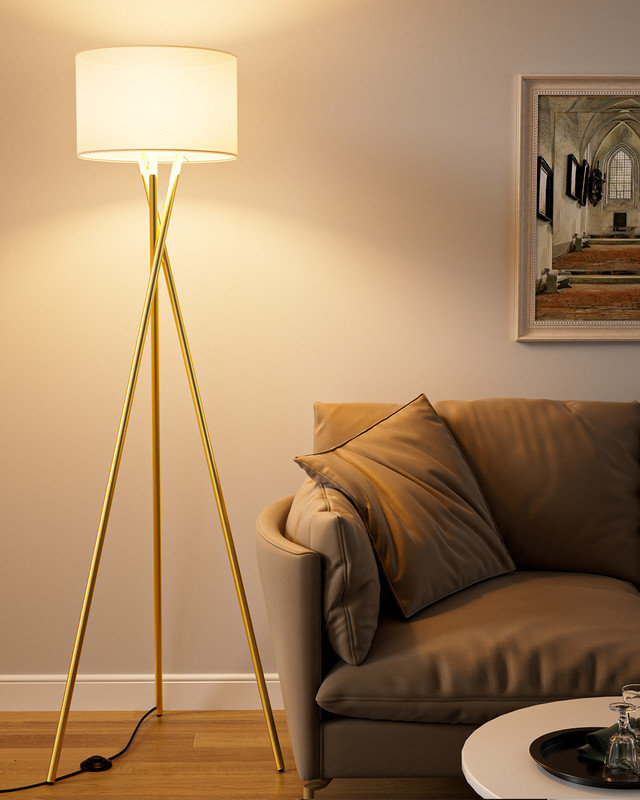 Lampe trépied à DEL 66 po mâle