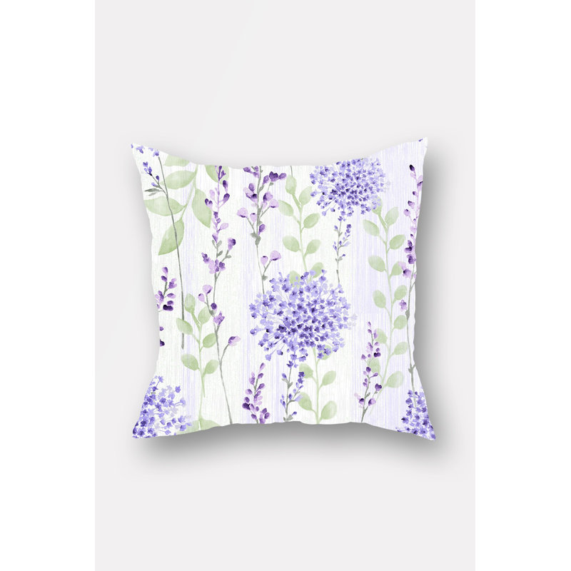 Housse de coussin péninsule carrée, Mauve clair