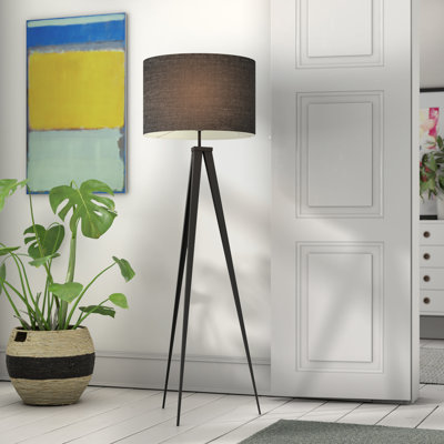 Finsbury 157.5cm Black Tripod Floor Lamp