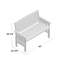 Banc de jardin en bois Millersville-911645852