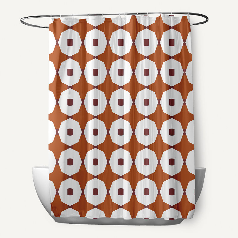 Rideau de douche Ayasha, Orange