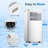 Electactic 3-in-1 10000 Btu Portable Air Conditioners For Room Up To 450 Sq. Ft,  Mini Ac Unit For Bedroom With Dehumidifier & Fan Mode, Remote Control, Sleep Mode, 24h Timer