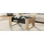 Table basse haute brillance avec 2 tiroirs-1196476725