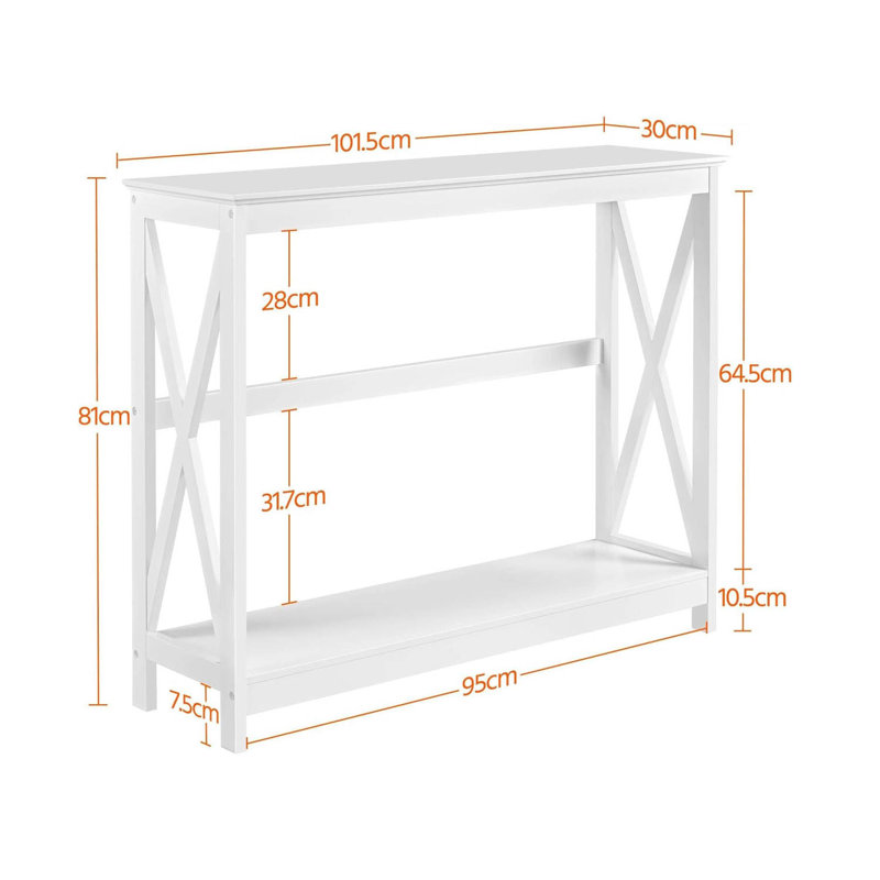101.5cm Console Table, White