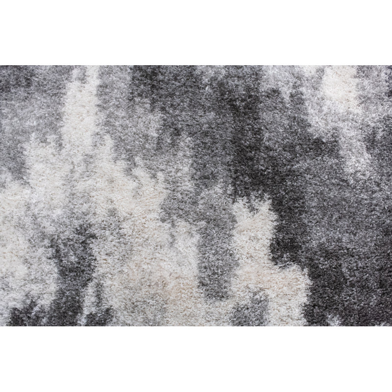 Asay Performance Abstract Indoor Rug, Rectangle 5' x 8'