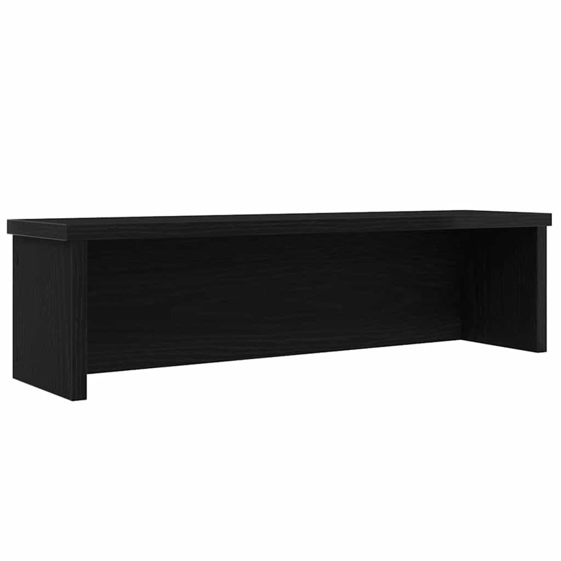 Kitchen Rack Stackable 15x16 Cm Engineered Wood, 16cm H x 60cm W x 15cm D, Black