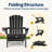 Andreiu Foldable Outdoor Adirondack Chair