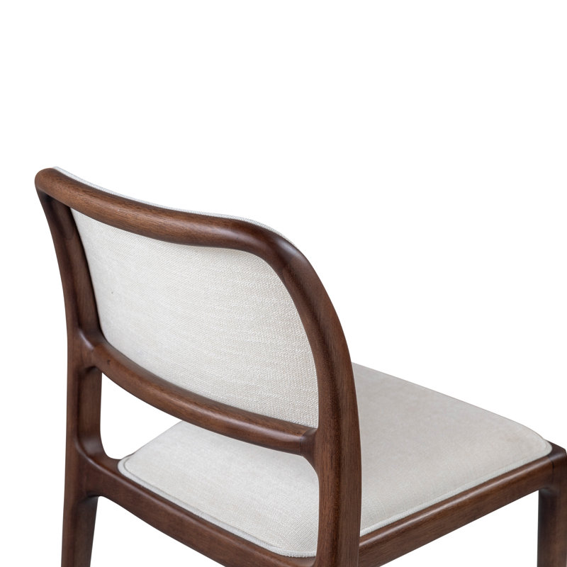 Chloe Upholstered Dining Chair, Nogal