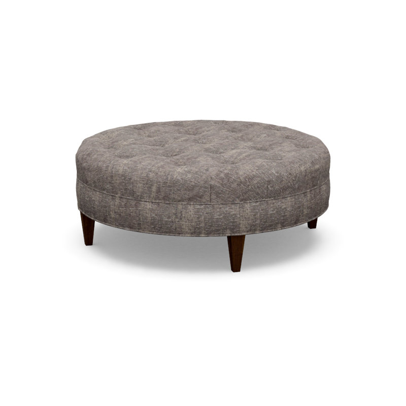 Round Ottoman, Walnut, 9637-82