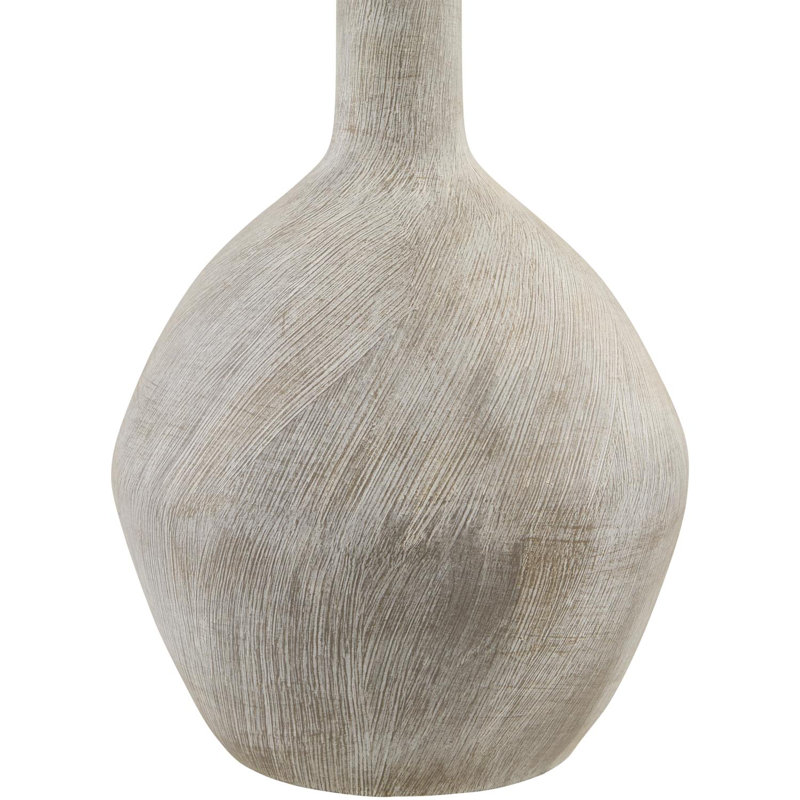Hirotada Table Lamp, Dark Gray, White