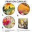 Oiseau pinson dans les fleurs sauvages II - grand oiseau, art mural-2121297246-2121297247-2121297239