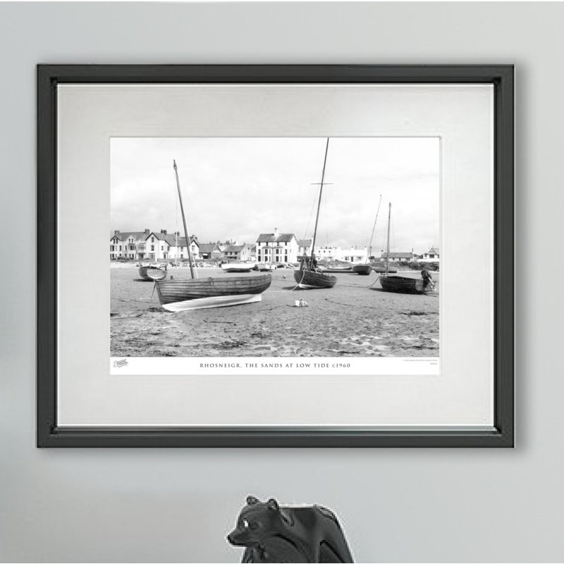 Rhosneigr, The Sands At Low Tide C1960 by Francis Frith - Single Picture Frame Print, 60cm H x 80cm W x 2.3cm D