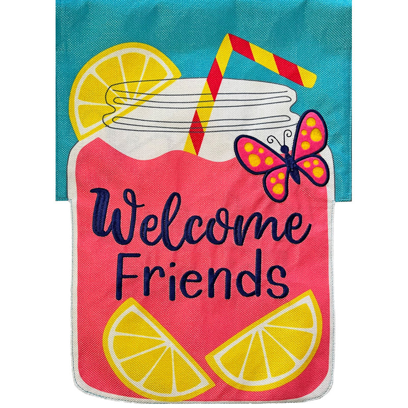 Drapeau de jardin Lemonade Friends