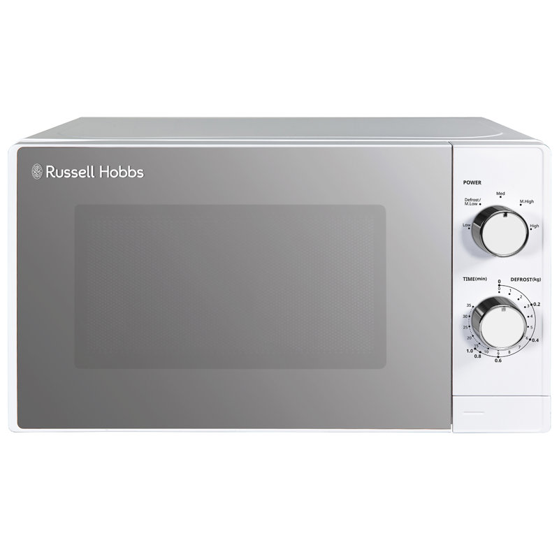 Russell Hobbs Rhm2027 Compact, Solo, Manual Microwave 20l, White