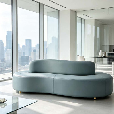 Curved Freeform Settee Sofa