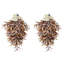 Paquet de 2 couronnes olive pour porte d'entrée, style campagnard, guirlande d'automne pour fête d'Halloween, couronne de feuilles d'olivier avec décoration murale de fenêtre en toile de jute