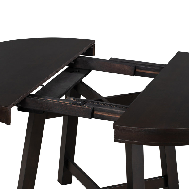 Table de salle à manger extensible Farmhouse, Bois espresso
