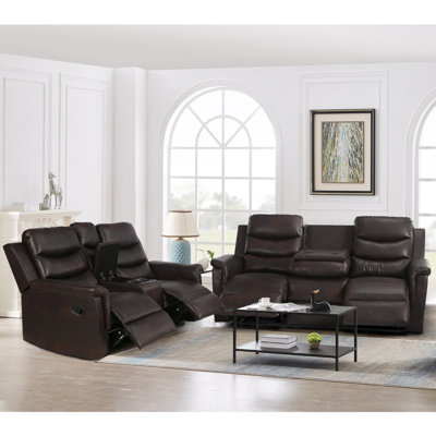 Ensemble de salon inclinable 2 pièces Modern