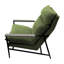 Sovann Upholstered Accent Armchair with Removable Cushion and Oak Arms-1240006776