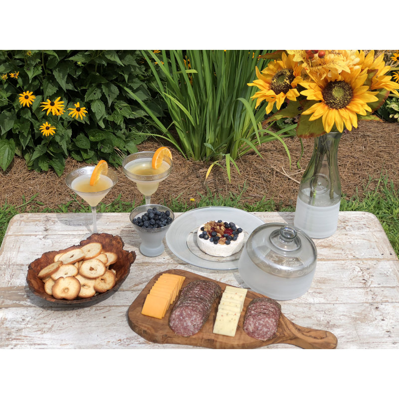 Heirloom Swirl Cheese Dome and Plate