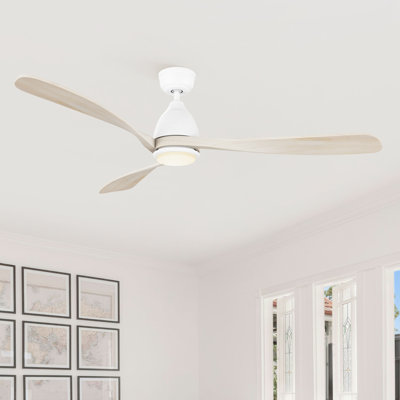 60-inch Ceiling Fan with Remote and Light Kit Included.